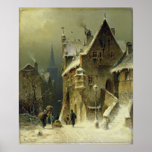 Poster Petite ville du Rhin (Devant)
