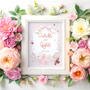 Poster Petites cartes et cadeaux Bink floraux de Little L