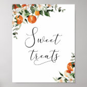 Poster Petites douceurs mignonnes. Gâteaux aux agrumes (Devant)