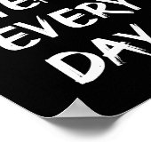 Poster PETITES ÉTAPES CHAQUE JOUR Citation (Coin)