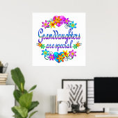 Poster Petites-filles sont spéciales (Bureau à domicile)