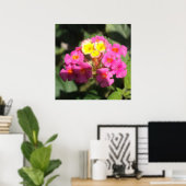 Poster Petites Fleurs (Bureau à domicile)