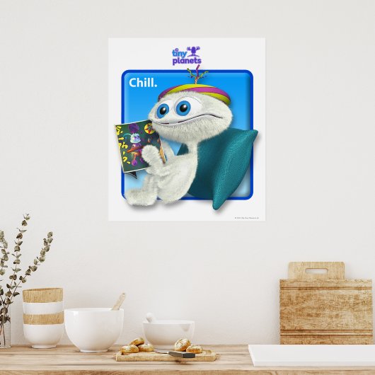 Poster Petites Planètes Bong - Refroidissement. (Cuisine)