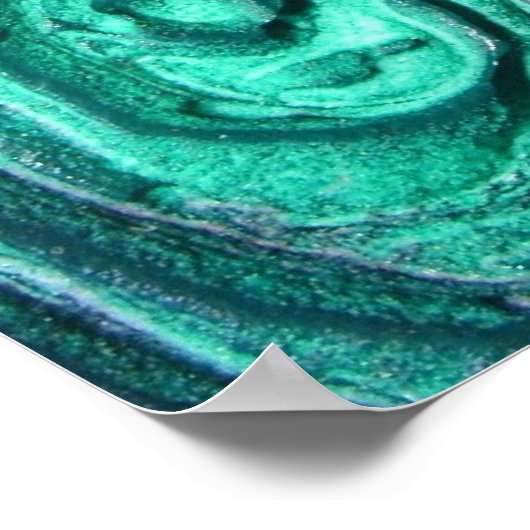 Poster Petites sphères de couleur (Coin)