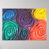 Poster Petites sphères de couleur (Devant)