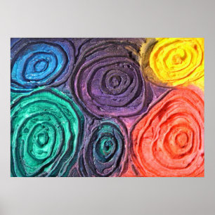 Poster Petites sphères de couleur