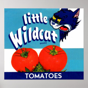 Poster Petites tomates Wildcat créer étiquette