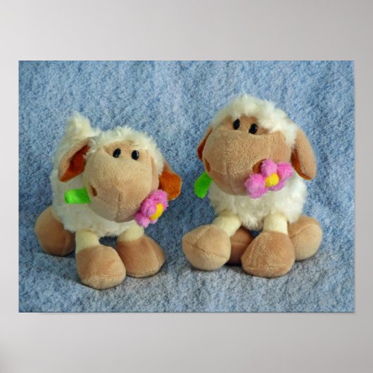 Poster Petits agneaux (Devant)