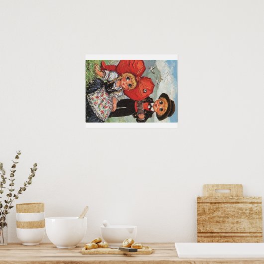 Poster. Petits Alsaciens Poster (Keuken)