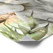 Poster Petits animaux Safari Jungle Deux sauvages 2e anni (Coin)