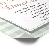 Poster Petits Baby showers de canards Diapés tard dans la (Coin)