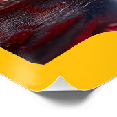 Poster Petits Blocs Avec Des Designs Géométriques Empilés (Coin)