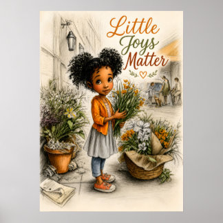 Poster Petits Bonheurs Illuminent les Jours