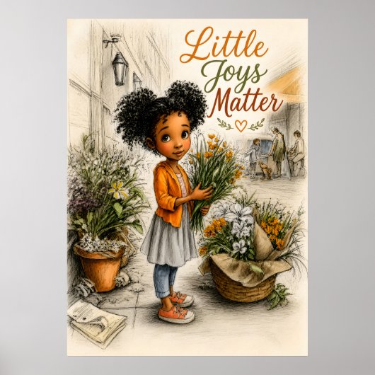 Poster Petits Bonheurs Illuminent les Jours (Devant)