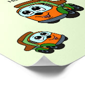 Poster Petits camions (Coin)