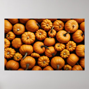 Poster Petits citrouilles pour Halloween
