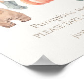 Poster Petits Citrouilles Vêtements d'automne Garçon Les  (Coin)