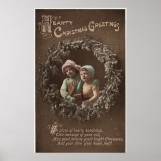 Poster Petits enfants à Armclasp