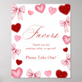 Poster Petits Favoris de Douceur Signe Saint-Valentin Béb (Devant)