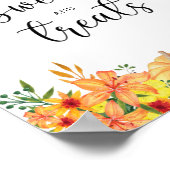 Poster petits gâteaux et petits baby showers citrouilles (Coin)