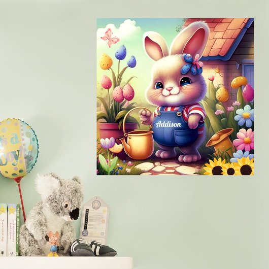 Poster Petits lapins