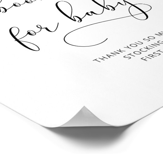 Poster Petits livres d'aquarelle cuite pour bébé (Coin)