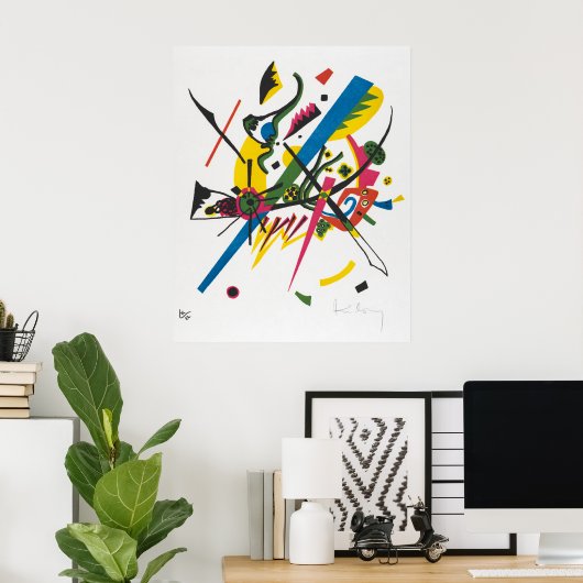 Poster Petits Mondes 1 | Kandinsky | (Bureau à domicile)