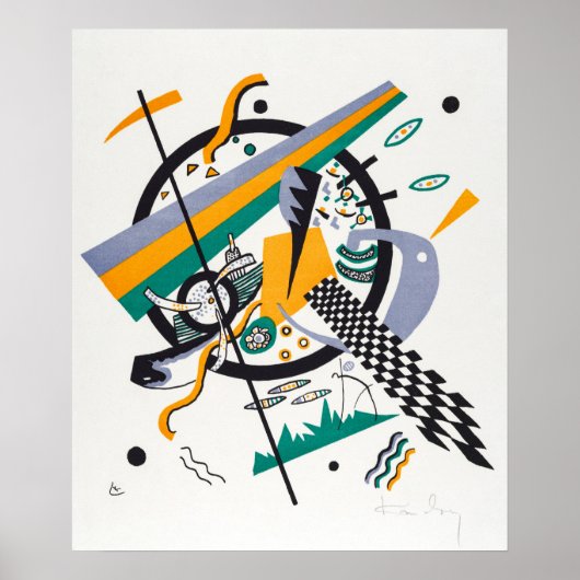Poster Petits Mondes IV par W. Kandinsky (Devant)