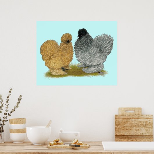 Poster Petits poulets (Cuisine)