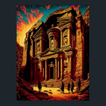 Poster Petra Jordan s'interroge sur l'art pop du monde<br><div class="desc">Représentation artistique pop art de Petra Jordan, célébrez la beauté de l'une des Sept Merveilles du Monde avec cette représentation vibrante et colorée pop art de Petra, Jordanie. Parfait pour décorer votre maison ou votre bureau, cet imprimé vous transportera à chaque fois que vous le regardez dans la magnifique ville...</div>