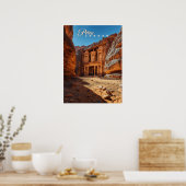 Poster Petra, Jordanie : Iconic Red Rock Temple (Cuisine)