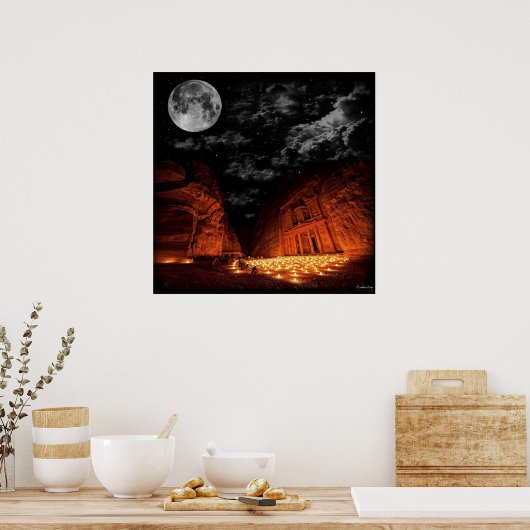 Poster Petra Super Moon (Cuisine)