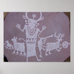Poster Petroglyphe