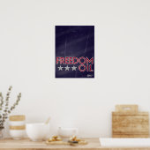 Poster Pétrole de liberté (Cuisine)