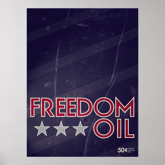 Poster Pétrole de liberté (Devant)
