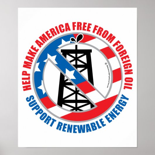 Poster Pétrole étranger (Devant)