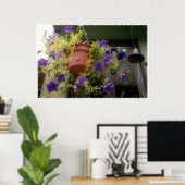 Poster Petunias et le Dinner Bell (Bureau à domicile)