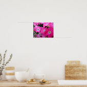 Poster Pétunias rose (Cuisine)