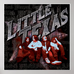 Poster Peu d'affiche de hippie du Texas