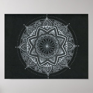 Poster Peu de Corvette rouge