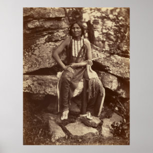 Poster Peu d'ours, Cheyenne, 1875