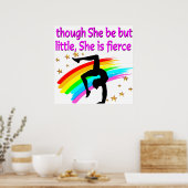 POSTER PEU MAIS FIERCE GYMNAST (Cuisine)