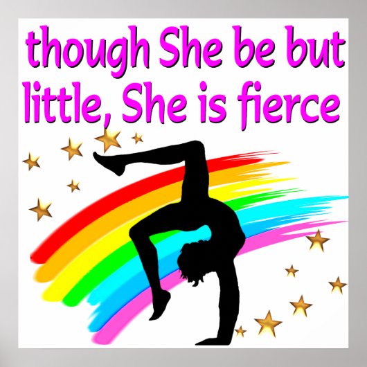 POSTER PEU MAIS FIERCE GYMNAST (Devant)