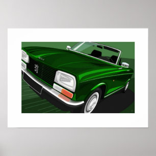 Poster Peugeot 304 Convertible