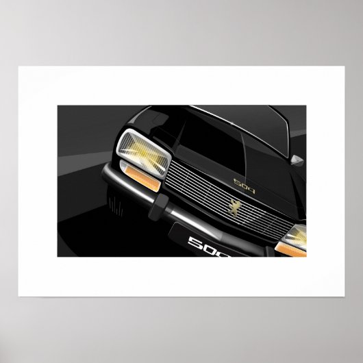 Poster Peugeot 504 (Devant)