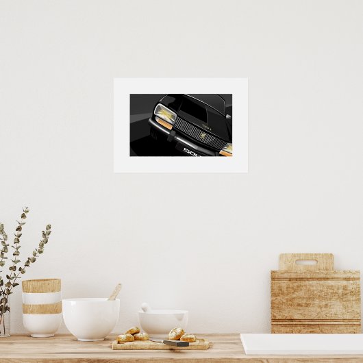 Poster Peugeot 504 (Cuisine)