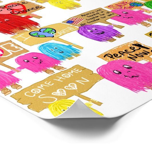 Poster Peuples de paix (Coin)