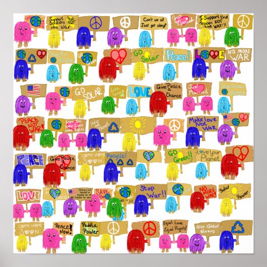 Poster Peuples de paix (Devant)