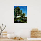 POSTER PEUPLIERS DE TOSCANE (Cuisine)