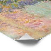 Poster Peupliers, paysage impressionniste, Claude Monet (Coin)